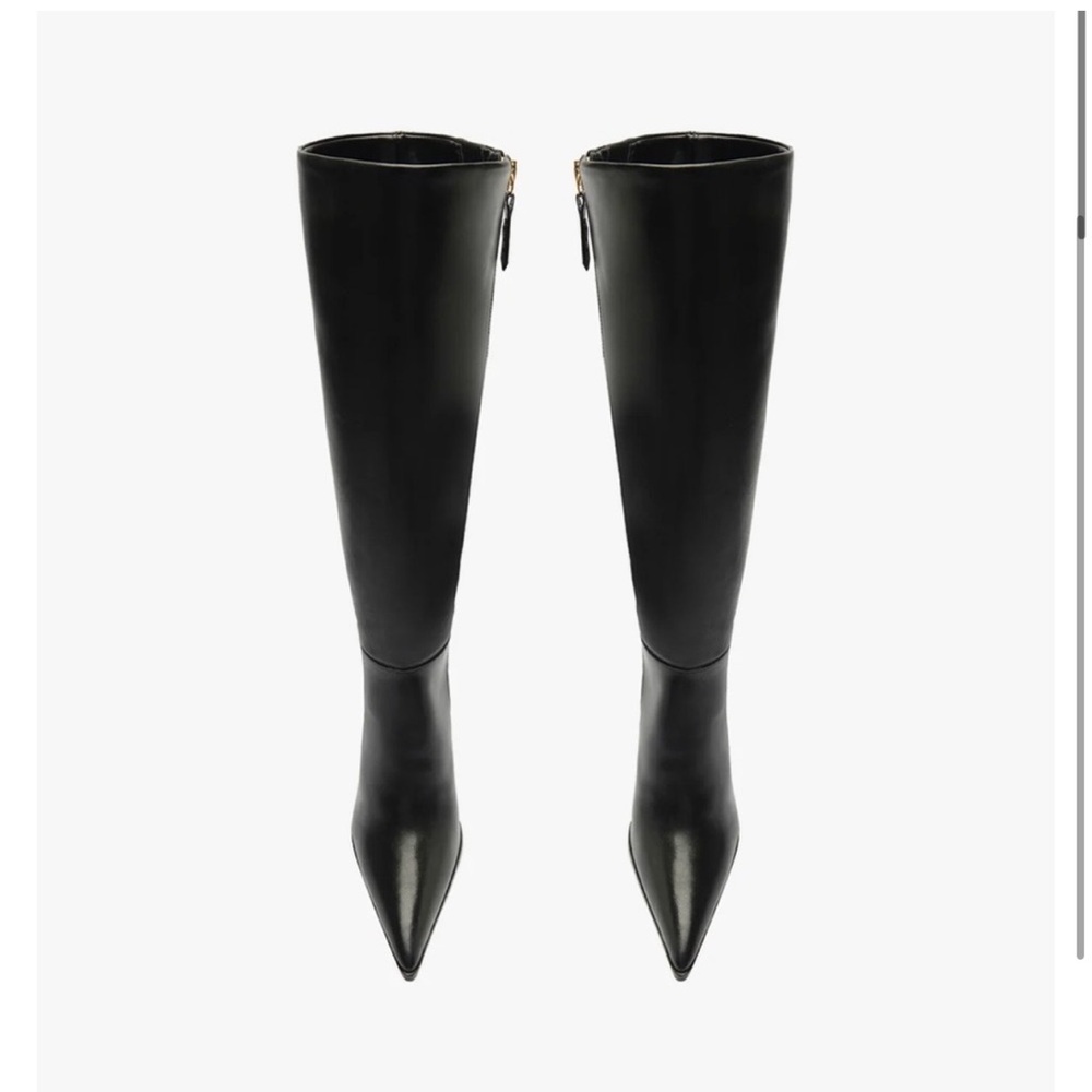 Black Knee-High Women's Boots - MIKKI UP BLOCK BOOT
